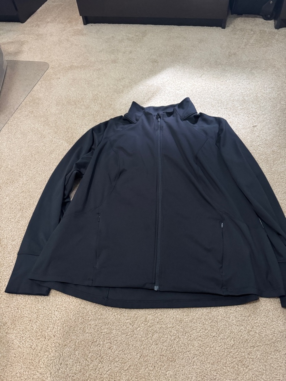 Women’s black athletic jacket